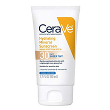 Load image into Gallery viewer, CeraVe Tinted Sunscreen with SPF 30 | Hydrating Mineral Sunscreen With Zinc Oxide & Titanium Dioxide | Sheer Tint for Healthy Glow | 1.7 Fluid Ounce