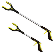 Load image into Gallery viewer, 2-Pack 32 Inch and 19 Inch Grabber Reacher with Rotating Jaw - Mobility Aid Reaching Assist Tool