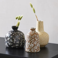 Load image into Gallery viewer, Main + Mesa Stoneware Vases with Reactive Glaze, Set of 3