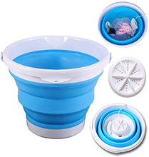 Load image into Gallery viewer, Portable washing machine,Mini Tub Washing Machine With Foldable, Personal Rotating Ultrasonic Turbines Washer USB Powered Convenient Laundry for Camping Apartments Dorms RV Business Travel (01)