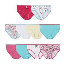 Load image into Gallery viewer, Hanes Girls' Brief Multipack, Assorted 10 Pack, 14