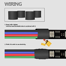 Load image into Gallery viewer, LEADTOPS 22AWG 4pin LED Electric RGB Wire 22 Gauge 65.6ft 20m Conductor Extension Cable Line Cord for RGB LED Strip 5050 3528
