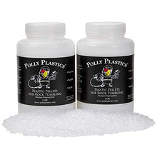 Load image into Gallery viewer, Polly Plastics Polypropylene Plastic Poly Pellets Rock Tumbling Media Rock Tumbler Filler Beads (2 lb)