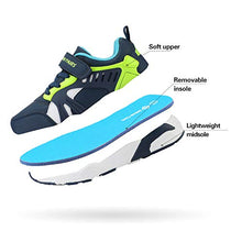 Load image into Gallery viewer, DREAM PAIRS Boys Athletic Sports Sneakers Tennis Running Shoes Color Royal Blue Neon Size 3 Little Kid Zp19003k