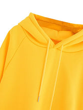 Load image into Gallery viewer, MakeMeChic Women's Letter Print Sweatshirt Long Sleeve Pullover Hoodies Tops A Bright Yellow L