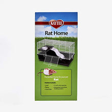 Load image into Gallery viewer, Kaytee My First Home Habitat for Pet Rat, 24 by 12-Inch,Black