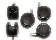 Load image into Gallery viewer, Herman Miller 2.5-Inch Aeron Office Chair Replacement Caster Set for Hard Floor (Set of 5)