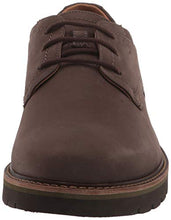 Load image into Gallery viewer, Clarks Men's Bayhill Plain Oxford, Dark Brown Nubuck, 10