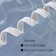 Load image into Gallery viewer, RGBZONE 10M/33FT 22AWG 4pin LED Light Strip Cable Cord, LED Electric Wire 22 Gauge, Conductor Extension Cable Line Cord for RGB LED Strip 5050 3528, PVC Plastic Flexible(White)