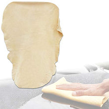 Load image into Gallery viewer, Airlab Chamois Cloth for Car - 35'' x 23.6'' - Drying Towel Natural Shammy Towel Real Leather Washing Cloth Cleaning Towel Car Wipes