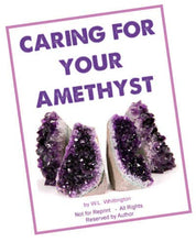 Load image into Gallery viewer, SUPERIOR Amethyst Cluster - 1/2 to 1 lb - Uruguayan Amethyst Crystals. Includes a Bonus 3 inch Selenite Wand in a Velvet Bag.