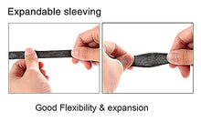 Load image into Gallery viewer, Alex Tech 10ft - 1/2 inch Split Sleeving and 100ft - 1/4 inch Expandable Sleeving Black