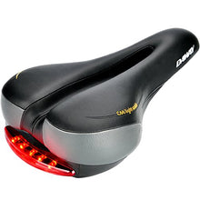 Load image into Gallery viewer, Comfortable Men Women Bike Seat - DAWAY C66 Foam Padded Leather Road Mountain Bicycle Saddle Cushion with Taillight, Waterproof, Soft, Breathable, Fit MTB, Most Bikes, for Everyone