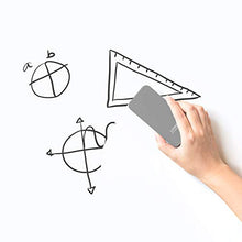 Load image into Gallery viewer, LOUKIN Magnetic Dry Erase Eraser, Whiteboard Eraser, Glass Board Eraser(Gray), Free 3.4 oz Whiteboard Cleaner Included, for Classroom, Home and Office Use