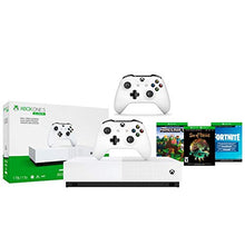 Load image into Gallery viewer, Xbox One S 1TB All-Digital Edition Two Controller Bundle, Xbox One S 1TB Disc-Free Console, 2 Wireless Controllers, Download Codes for Minecraft, Sea of Thieves and Fortnite Battle Royale