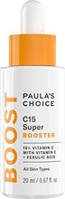 Load image into Gallery viewer, Paula's Choice BOOST C15 Super Booster, 15% Vitamin C with Vitamin E & Ferulic Acid, Skin Brightening Serum, 0.67 Ounce