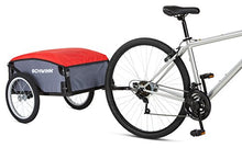 Load image into Gallery viewer, Schwinn Day Tripper Cargo Bike Trailer, Folding Frame, Quick Release Wheels, Red/Grey