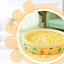 Load image into Gallery viewer, Realhaha Ball Pit Balls for Toddlers 1-3,Plastic Balls Star Balls for Ball Pool Playpen Balls for Kids Party Or Dog Play Toys Small Playpin Balls and Start, Kid Ball Pits & Accessories