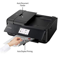 Load image into Gallery viewer, Canon TR8620 All-In-One Printer For Home Office | Copier |Scanner| Fax |Auto Document Feeder | Photo and Document Printing | Airprint (R) and Android Printing, Black