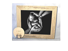 Load image into Gallery viewer, Baby Monthly Cards, Reusable,Baby Gift Sets, Blocks Stickers, Set of 14 - Includes Elegant Drawstring Bag w/Wood Gift Tag
