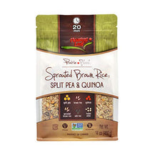 Load image into Gallery viewer, Floating Leaf Sprouted Brown Rice, Split Pea and Quinoa Blend - 14 ounces, 6 count - Gluten Free Brown Rice - Non GMO - All Natural - Vegan - Complete Plant Based Protein