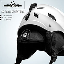 Load image into Gallery viewer, OutdoorMaster Kelvin Ski Helmet - Snowboard Helmet for Men, Women & Youth (White,L)