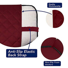 Load image into Gallery viewer, PureFit Reversible Quilted Sofa Cover, Water Resistant Slipcover Furniture Protector, Washable Couch Cover with Non Slip Foam and Elastic Straps for Kids, Pets (Chair, Red/Ivory)
