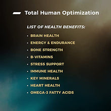 Load image into Gallery viewer, ONNIT Total Human - Daily Vitamin Packs for Men & Women (60 Pack) - 10x Your Multivitamin - Packed with Essential Vitamins, Minerals, Herbs & Amino Acids