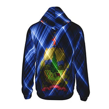 Load image into Gallery viewer, Vermont state Flag Print Hoodies Kids 3D Print Sweatshirts Long Sleeve Pullover Hoodies with Pocket for Teen Boys and Girls Black