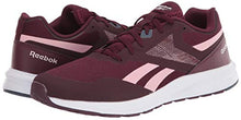 Load image into Gallery viewer, Reebok Women's Runner 4.0 Running Shoe, Maroon/Classic Pink/Smoky Indigo, 5