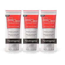 Load image into Gallery viewer, Neutrogena Rapid Clear Stubborn Acne Daily Leave-on Face Mask with Benzoyl Peroxide Acne Medicine to Clear Breakouts, 2 oz (Pack of 3)