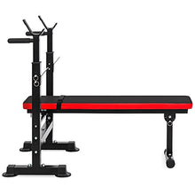 Load image into Gallery viewer, Best Choice Products Adjustable Folding Fitness Barbell Rack and Weight Bench for Home Gym, Strength Training