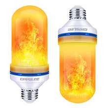 Load image into Gallery viewer, CPPSLEE LED Flame Effect Light Bulb, 4 Modes Flame Lights Bulbs, E26 Base Fire Light Bulbs with Gravity Sensor, Halloween Decorations Flickering Light Bulb for Indoor/Outdoor/Home/Party Decor(2 Pack)