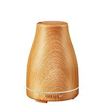 Load image into Gallery viewer, CWH&WEN 120Ml Aroma Essential Oil Diffuser Portable Aromatherapy Cool Mist Humifidier with 7 Changing LED Lights, Timer Settings, Waterless Auto Shut Off,Brown