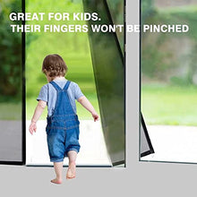 Load image into Gallery viewer, Magnetic Screen Door Fiberglass Mesh Screen Door with Magnets, Screen for Sliding Glass Door French Door Patio Door, Full Frame Hook & Loop, Hands Free, Pet Friendly (36"x82")