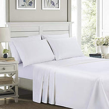 Load image into Gallery viewer, Bed Sheet Set Queen Size Sheets 4 Pieces, 600 Thread Count 100% Supima Cotton Sheets, Soft & Silk Sateen Weave, Fits Mattress Up to 18" ,Deep Pocket, Breathable & Fade Resistant