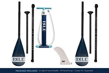 Load image into Gallery viewer, ISLE Megalodon Inflatable Stand Up Paddle Board & iSUP Bundle Accessory Pack — Up to 1,050 lbs Capacity — Durable, Lightweight with Stable Stance — 15' L x 56" W x 8" Thick