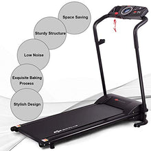 Load image into Gallery viewer, Goplus Compact Folding Treadmill for Home, Electric Walking Running Machine, Low Noise, Built-in 2 Workout Modes and 12 Programs, with Display