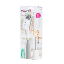 Load image into Gallery viewer, Munchkin Miracle Dual Sided Cup and Baby Bottle Brush, Includes Straw Brush, Grey