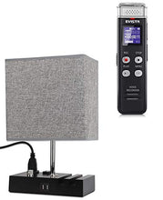 Load image into Gallery viewer, EVISTR 16GB Digital Voice Recorder L157 + EVISTR Table Lamp LT8286