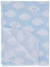 Load image into Gallery viewer, Luvable Friends Unisex Baby Cotton Flannel Receiving Blankets Bundle, Boy Clouds, One Size