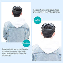 Load image into Gallery viewer, Orzero Head Cushion Compatible for Meta Quest, Oculus Quest VR Headset (Only Fits for Quest 1st Gen), Comfortable Protective Strap Headband (Black)