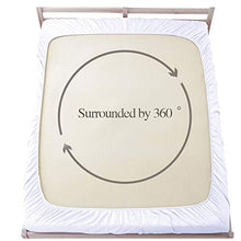 Load image into Gallery viewer, NTBAY Microfiber Queen Fitted Sheet, Wrinkle, Fade, Stain Resistant Deep Pocket Bed Sheet, White