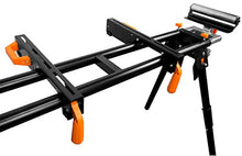 Load image into Gallery viewer, WEN MSA330 Collapsible Rolling Miter Saw Stand with 3 Onboard Outlets