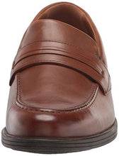 Load image into Gallery viewer, Clarks Men's Whiddon Loafer, Dark Tan Leather, 10.5