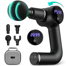 Load image into Gallery viewer, Massage Gun Deep Tissue Massager-Muscle Massage Gun for Athletes and the Elderly, Best Portable Foldable Neck Back Percussion Massage gun, Handheld Electric Massager for Muscle Relax & Pain Relief