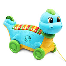 Load image into Gallery viewer, LeapFrog Lettersaurus Alphabet Pull Toy, Teal