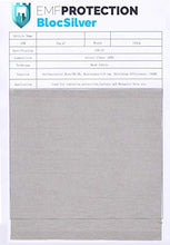 Load image into Gallery viewer, Blocsilver EMF Protection Fabric 5 feet x 4.72 feet. EMF Blocker, Faraday Fabric, Radiation Protection, Radiation Blocker.