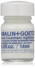 Load image into Gallery viewer, Malin + Goetz Acne Treatment Nighttime overnight spot-treatment, treats blemishes without drying skin. calms skin, fights impurities, prevents signs of scarring. all skin types, vegan. 0.5 fl.oz.