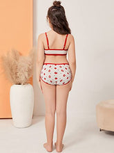 Load image into Gallery viewer, INNERSY Girls Underwear Cotton Training Shorts Comfortable Breathable Panties 5 Pack (10-12 Years, 5B Strawberry/Orange/Colors Prints)